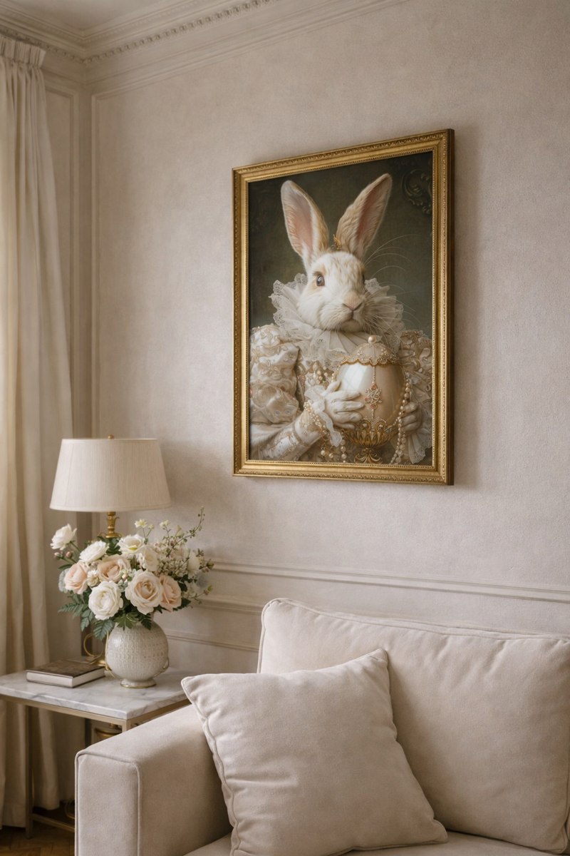 The Noble Hare im Wohnzimmer