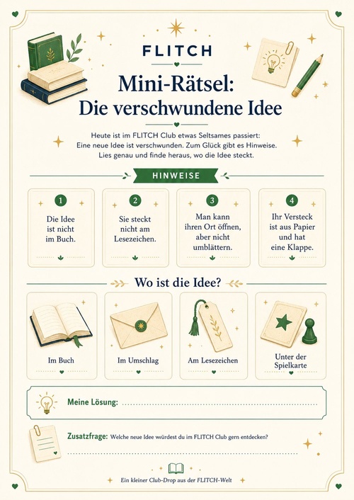 Vorschau: Die verschwundene Idee