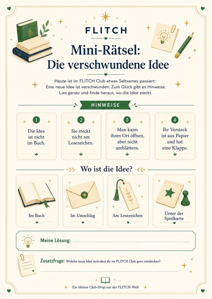 Vorschau: Die verschwundene Idee