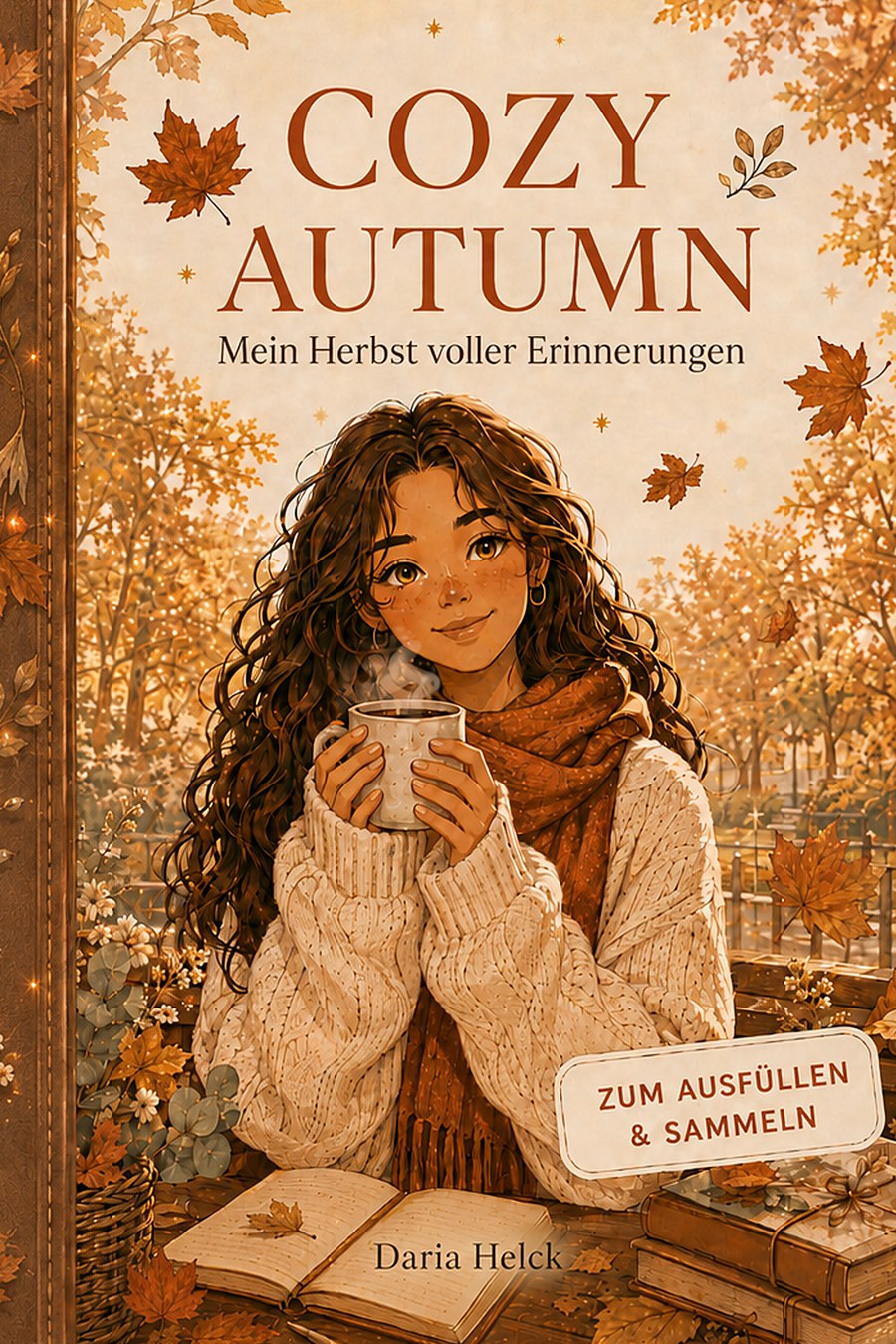 COZY AUTUMN – Mein Herbst voller Erinnerungen, Erinnerungsbuch für Mädchen von Daria Helck