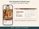 Kalenderkarte im Detail: Monatsname, Raster ab Montag, Monatssatz (Kalender-Wallpaper 2027, FLITCH)