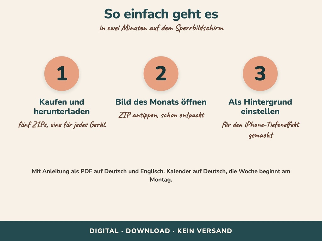 So einfach geht es: herunterladen, entpacken, als Hintergrund einstellen (FLITCH)