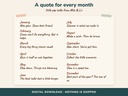 The 12 monthly quotes – one line for best friends every month (calendar wallpapers 2027, FLITCH)