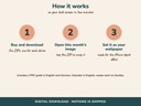 How it works: download, unzip, set as background (FLITCH)