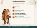 Das bekommst du: 22 Seiten als PDF in A4 und US-Letter, Sofort-Download (Golden Moments, FLITCH)