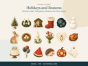 18 Stickers Holidays
