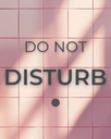 Do Not Disturb – minimalistisches Poster zum Ausdrucken (FLITCH Focus Mode On)