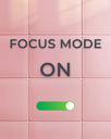 Focus Mode On – minimalistisches Poster zum Ausdrucken (FLITCH Focus Mode On)