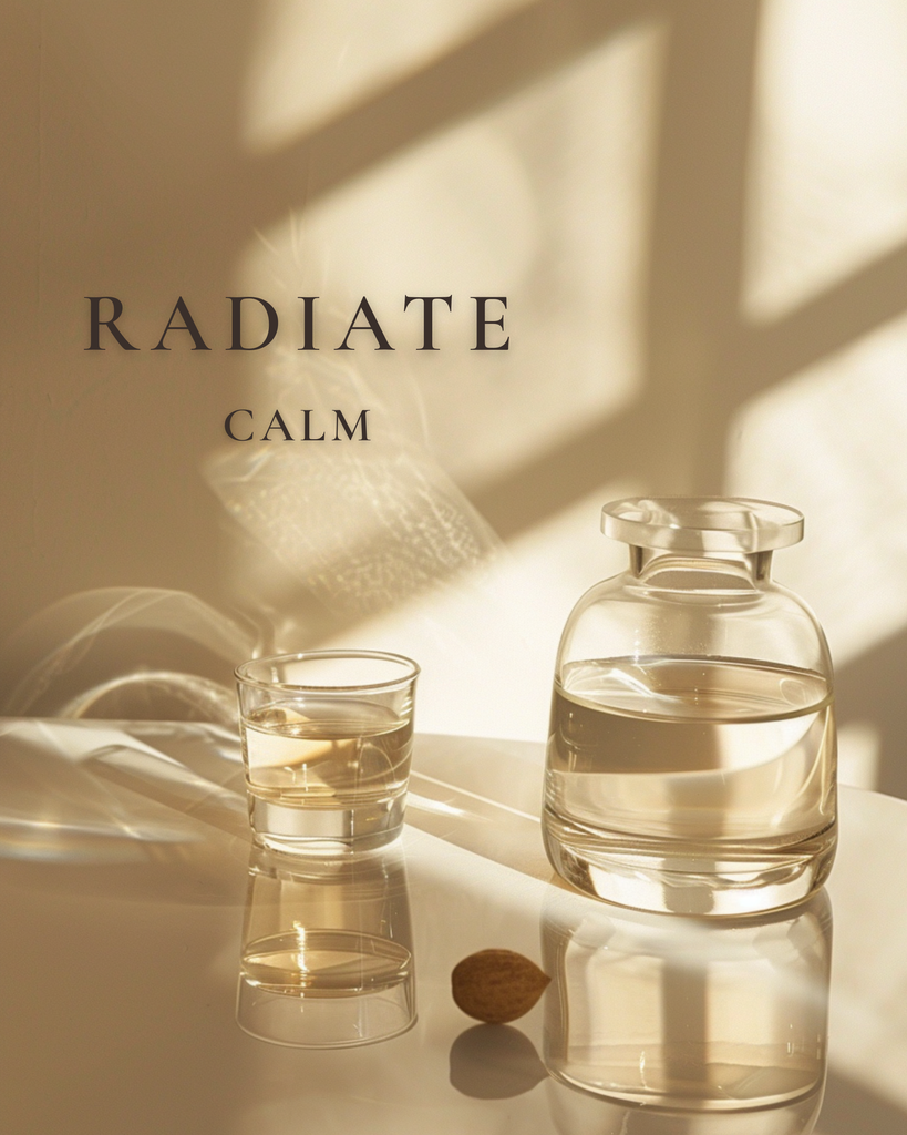 Radiate Calm – minimalistisches Poster zum Ausdrucken (FLITCH Soft Feminine)