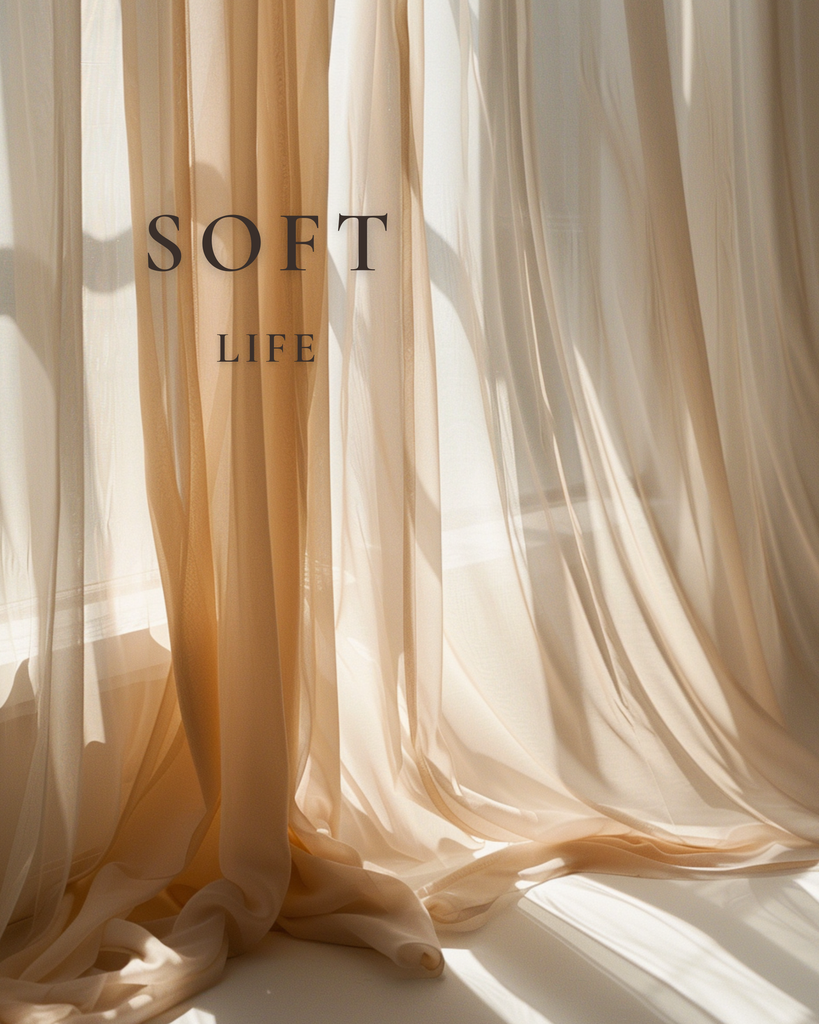 Soft Life – minimalistisches Poster zum Ausdrucken (FLITCH Soft Feminine)