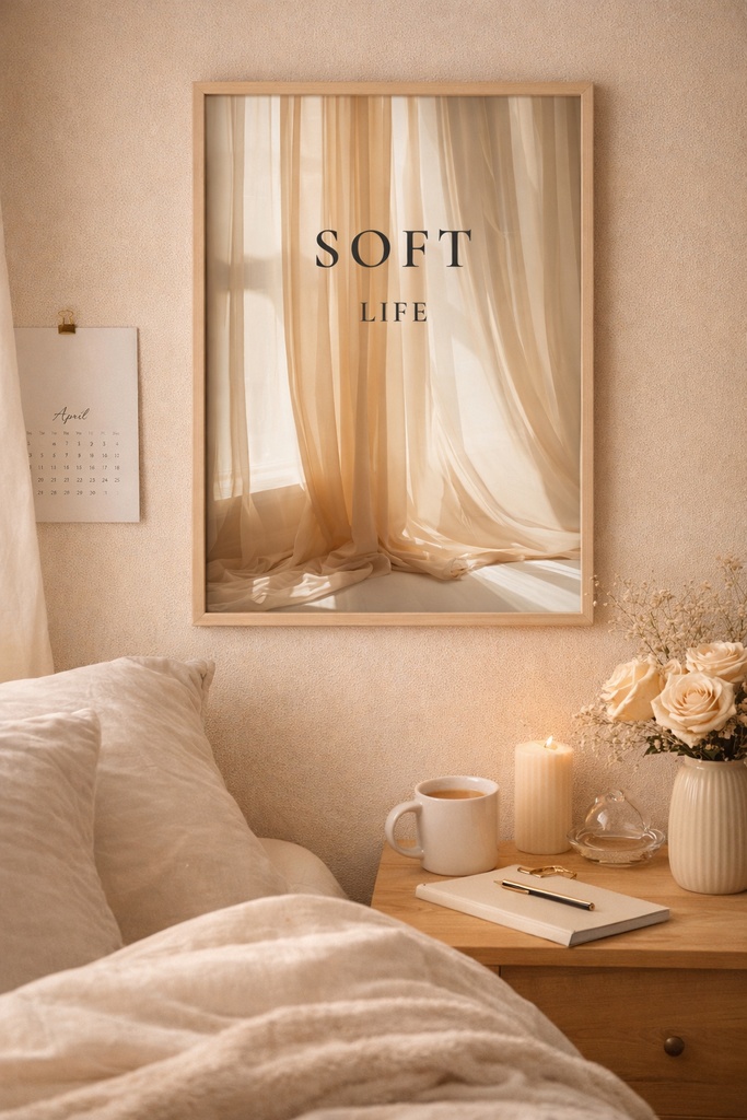 Soft Feminine – Poster & Handy-Wallpaper (5 Motive)