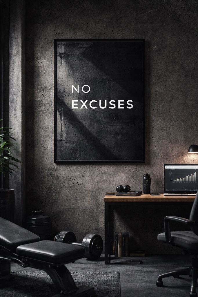 Dark & Disciplined – Poster & Handy-Wallpaper (5 Motive)