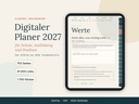 Digitaler Planer GROUNDWORK 2027 – ELSEWISE (Schule, Ausbildung, Studium, verlinkt, 1.700 Sticker)